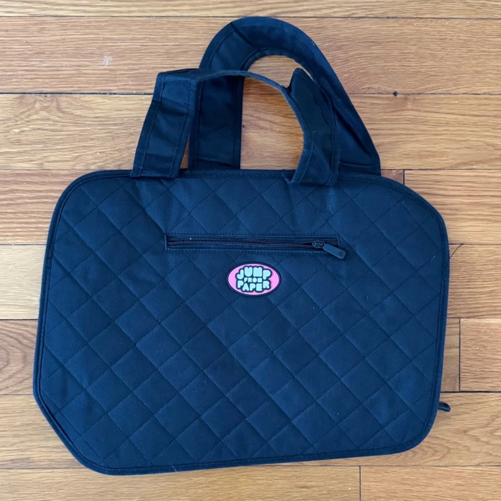 Jump From Paper 2D Illusion Briefcase Tote